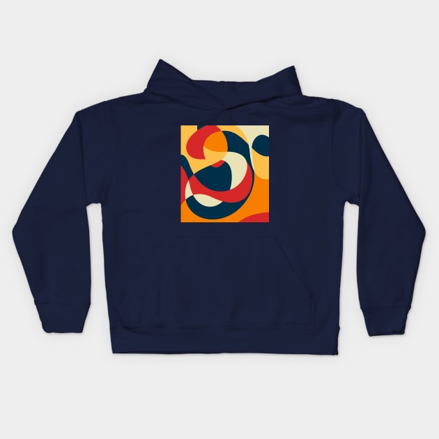 Abstract Colorful Kids Hoodie by Indraokta22